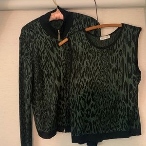 St John Sport animal twin set